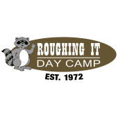roughing it day camp logo